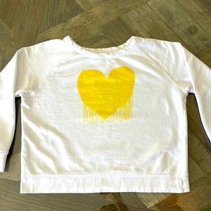 Kerri Rosenthal Drippy Heart sweatshirt M